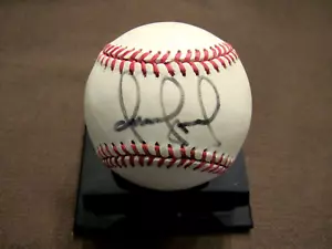 OMAR VIZQUEL 1995 WS INDIANS VS BRAVES SIGNED AUTO 1995 WS GAME BASEBALL JSA - Picture 1 of 3