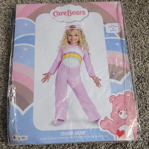 Care Bear Childs Costume M 3T-4T Cheer Bear Halloween Dress-up - Picture 1 of 6