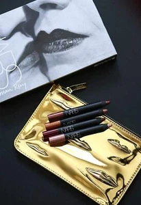 NARS Man Ray THE KISS Velvet Matte Lip Pencil Set (Endangered Red, Toundra...) - Picture 1 of 3