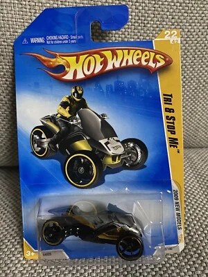Hot Wheels 2009 First Editions FE New Models 22/42 042 Tri & Stop Me Unpainted - Image 1 of 4