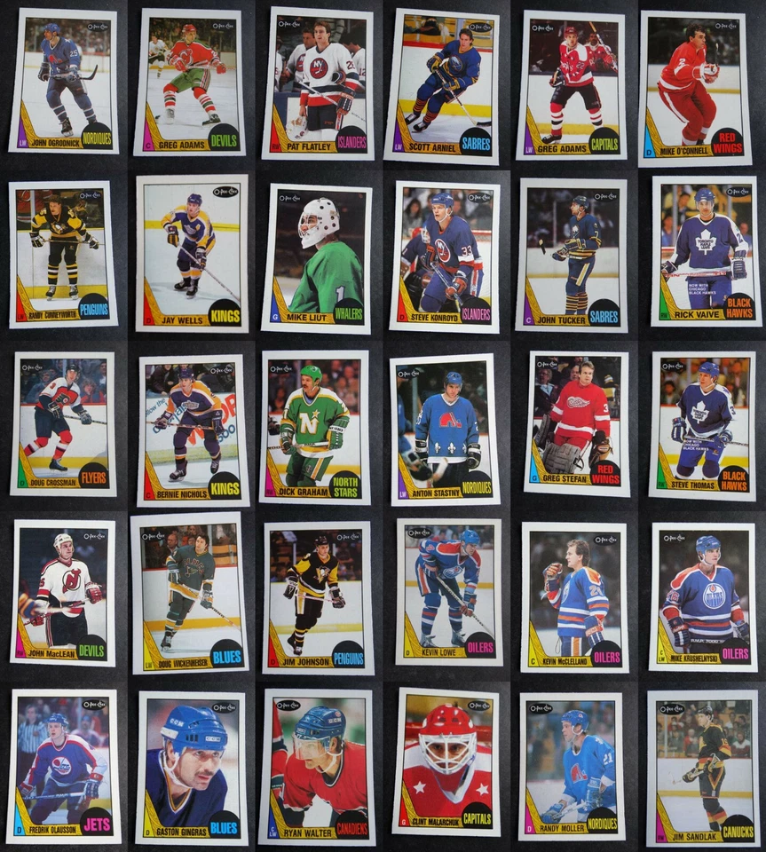 1987-88 O-Pee-Chee OPC Hockey Cards Complete Your Set U You Pick List 133-264 - Image 1 of 1
