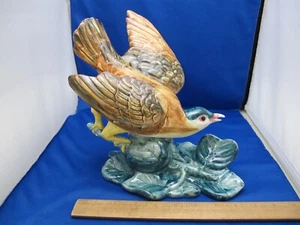 Pájaro de cerámica grande STANGL #3454 PALOMA CODORNIZ CLAVE OESTE-9 X 9 3/4 pulgadas-firmado MW - Imagen 1 de 9