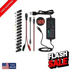 Safe & Versatile 3V-24V Universal AC/DC Adapter with Short Circuit Protection - Picture 1 of 9