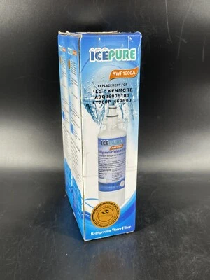 Lote 2 Filtros de Agua ICEPURE RFC1200A NUEVOS Y PRECINTADOS COMO EN LA FOTO LG, KENMORE Foto 1 de 4
