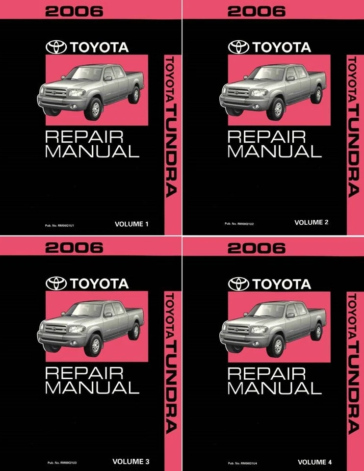 Juego completo manual de reparación de taller Toyota Tundra 2006 Foto 1 de 1