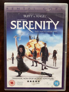 Serenity DVD 2005 Joss Whedon Firefly Feature Film Sci-Fi Movie Rental Version