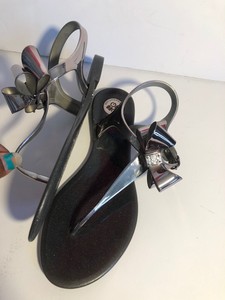 bcbg bow sandals