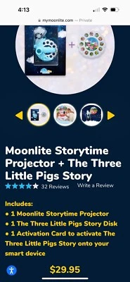Проекторы и книги рассказов Moonlite storytime - Изображение 1 из 4