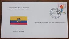 ECUADOR - 1980 - COMITE INTERNATIONAL OLYMPIQUE  FDC