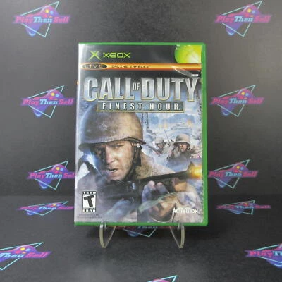 Refurbished Call of Duty Finest Hour Xbox Complete - 1 Year Warranty EX Cond - Image 1 of 4