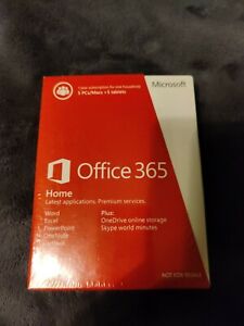 Microsoft Office 365 Home 1YR 5 User Software for PC/Mac (6GQ00298)