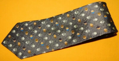 TINO COSMA 意大利制造 棕色/黄色/米色 DOTS MOTIF 领带 - 领带。 — 第 1/3 张图片