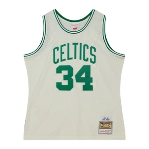 Paul Pierce Mitchell & Ness Swingman Boston Celtics 2007 Jersey - Cream - Picture 1 of 5