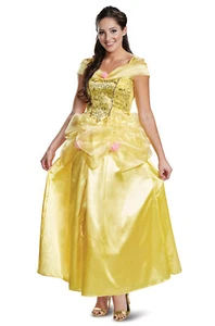 Brand New Disney Belle Deluxe Adult Costume (Classic Collection) - Picture 1 of 2