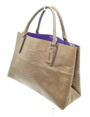 Coach Bronze Borough Python Triple Compartment Satchel - Image 1 of 4