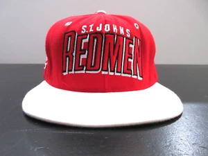 VINTAGE St. John's Red Storm Hat Cap Snap Back College Redmen Basketball Mens - Picture 1 of 8
