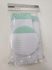 Recollections List Pads Set Of 3 Pads. 60 Sheets Per Pad. Green White Stationary