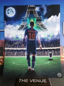NEYMAR Jr. (Brazil Soccer) signed Autographed 8x10 photo - AUTO w/COA - Picture 1 of 2