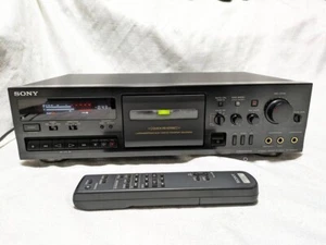 Sony TC-RX1000T Cassette Deck modello 2002 con telecomando testato funziona bene - Foto 1 di 10