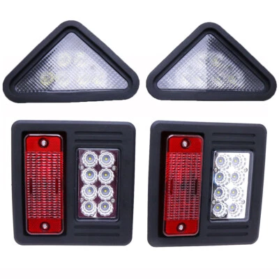 LED 头灯后灯套件适用于山猫 T180 T190 T200 T250 T300 前尾 — 第 1/4 张图片