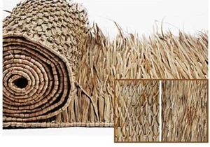 Tiki Streichholz Palapa Bar Resort Grade Grasrolle Streichholz 35" x 8ft SCHNELLER VERSAND - Bild 1 von 3