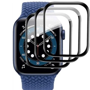 For Apple Watch 5 6 SE 7 8 Ultra 3D Full Glass Screen Protector 41/44/45/49mm - Picture 1 of 9