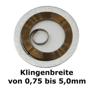 ZUGFEDER AUFZUGFEDER für Armbanduhren & Taschenuhren Aufzugsfeder Mainspring #WZ - Bild 1 von 11