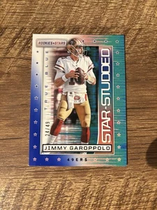 2018 Panini Rookies & Stars - Star Studded Jimmy Garoppolo #SS-1 True Blue /49 - Picture 1 of 2