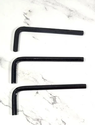 3 x Allen Key Hex Key 5mm Hexagonal Alen Allan Alan Key Black - Image 1 of 4