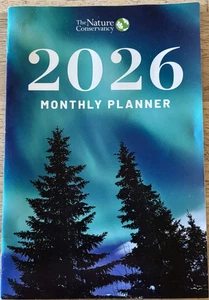 2026 The Nature Conservancy Monthly Planner 6 x 9" (12 Month) Free US Ship - Picture 1 of 4