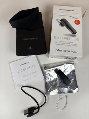 Plantronics Explorer 502 Voice Control Earbud Black Bluetooth Wireless Headset - Image 1 of 4