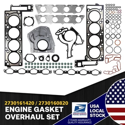 New Quality Engine Gasket Overhaul Set 2730161420 For Mercedes-Benz​S550 07-11 - Image 1 of 4