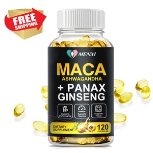 Maca Root Extract 120 Capsules 10000mg Peruvian Maca Extract Natural Supplement - Bild 1 von 12