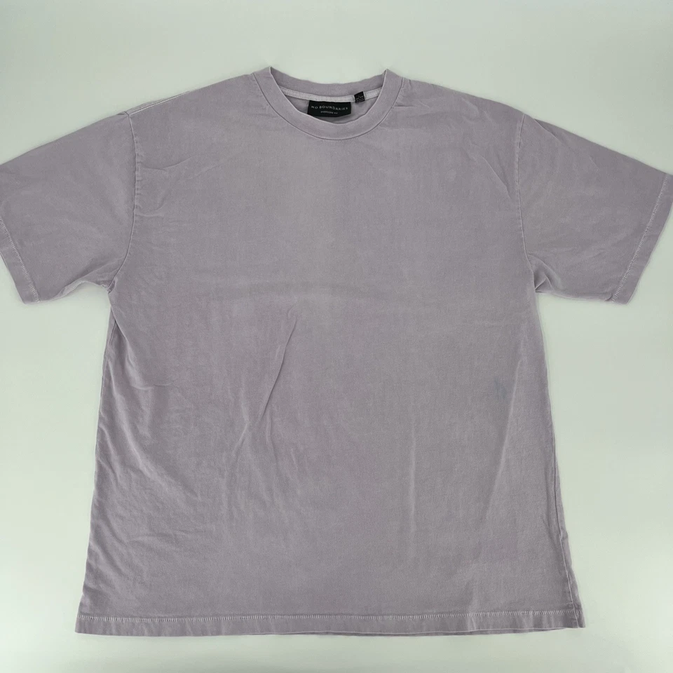 Camiseta No Boundaries Lavanda - Camiseta Para Hombre Grande 42-44 En Blanco En Muy Buen Estado - De Colección Y2K Foto 1 de 4
