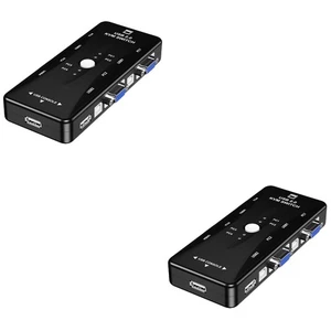2 STÜCKE KVM Switcher Vier in One OUT Tastatur Switch Splitter 4 Port USB - Bild 1 von 12