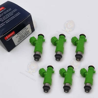 New 6 × DENSO Fuel Injectors For 2009-2014 Nissan Murano 3.5L V6 #16600-JK20A Foto 1 de 4
