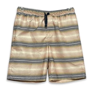 Treasure & Bond Swimming Trunks Mesh Lining Stripes Multicolor Kids M 8/10 NWOT - Picture 1 of 7