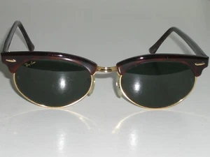 GAFAS DE SOL CLUBMASTER VINTAGE B&L RAY-BAN W1264 G15 UV MULTICOLOR ELEGANTES OVALADAS - Imagen 1 de 8
