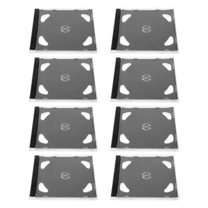8 Pcs CD-Hülle Reisen Büro Leere CD-Hüllen CD-Aufbewahrungshüllen - Afbeelding 1 van 12