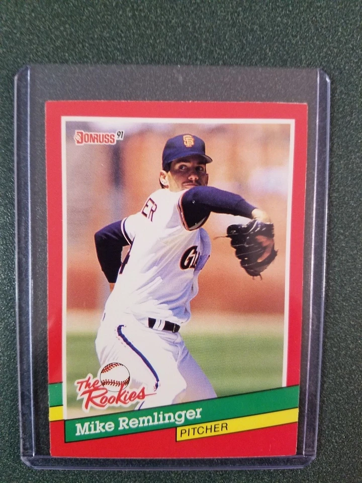 1991 Donruss Rookies #37 -- Mike Remlinger -- Giants - Image 1 of 1