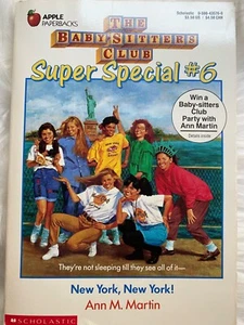 The Babysitters Club Super Special 6 New York New York Vintage Buch Ann M Martin - Bild 1 von 1