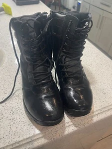 LAPG LA Polizei Ausrüstung Herren Tactical Core US 7,5 Seitenreißverschluss Dienst Schwarz Stiefel - Bild 1 von 6