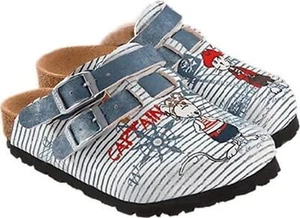 Captain Themed Clogs with Double Buckles Size C8 - Picture 1 of 1