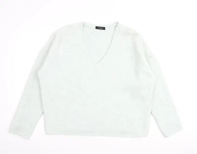 Autograph Womens Green V-Neck Acrylic Blend Jumper Size 16 - Image 1 of 4