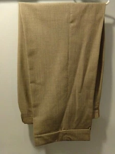 Polo Ralph Lauren Black & Tan Check 6oz Summer Wool Pleated Front Dress Pants - Picture 1 of 3