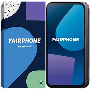 Fairphone 5 5G Matte Black 256GB + 8GB Dual-SIM Factory Unlocked GSM NEW - Picture 1 of 5