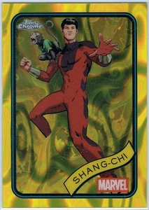 2025 Topps Chrome Marvel Shang-Chi Yellow Lava # 159 - Bild 1 von 2