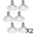 2X 6 Pieces Furniture Levelers Leveling Feet for Furniture Chair 0.8cmx2cm