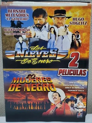 LAS NIEVES DE ENERO & 20 MUJERES DE NEGRO 2 Peliculas, Used ft Hugo Stiglitz   Foto 1 de 4