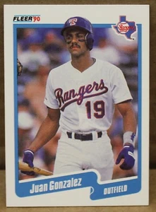 Juan Gonzalez 1990 Fleer Rookie Card # 297 Texas Rangers - Bild 1 von 2